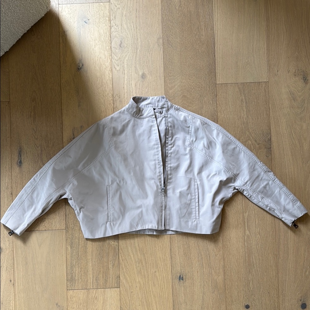 Women's Utility Jacket in Light Gray